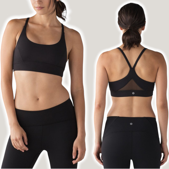 lululemon athletica Other - LULULEMON Train Times Bra Sz 4 Black